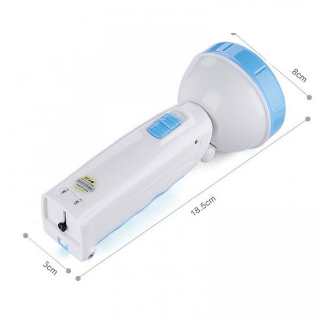 Đèn pin Led siêu sáng (chiếu xa), 2 chế độ sáng (2 đầu gập 90-180 độ), đèn pin cầm tay đa chức năng DP-9035B