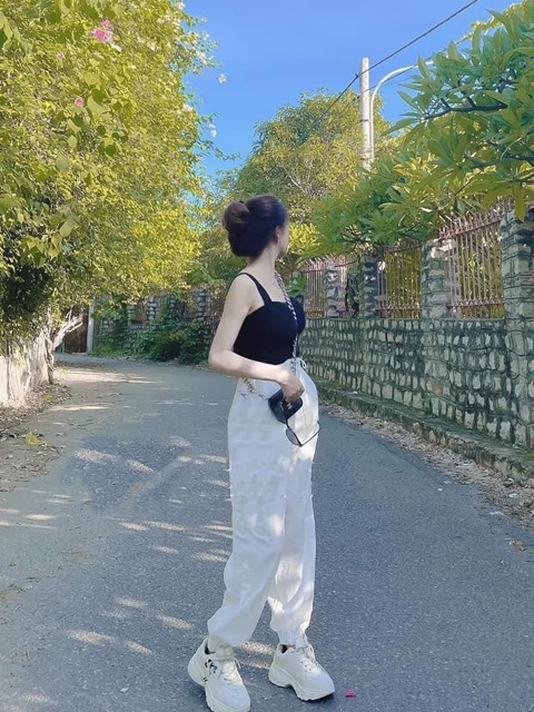 Quần joggers bo gấu đũi nhiều màu m63