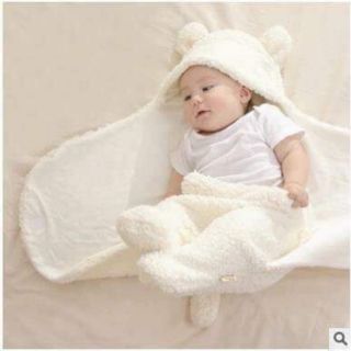 Chăn Ủ Gấu Trắng Baby Blanket