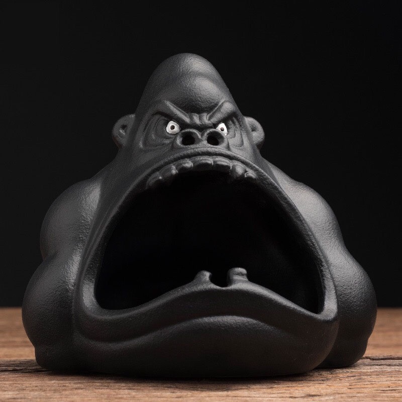 Gạt tàn thuốc KINGKONG siêu ngầu, đa chức năng: đựng chìa khóa, kệ điện thoại, trang trí nhà cửa, bàn làm việc - Ráp