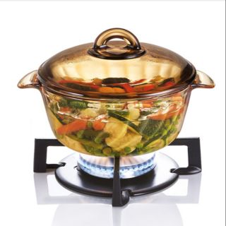 Nồi thủy tinh Luminarc Amberline Trianon 1.5L, 2.5L, 3.5Lmẫu xoắn đáy nhám