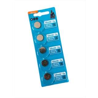 Vỉ 5 viên pin vinnic cr1216 1216 3v