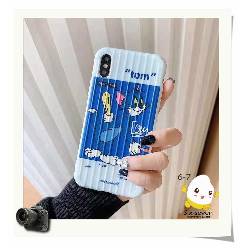 Ốp Điện Thoại Hình Tom Và Jerry Ngộ Nghĩnh Cho Iphone 11 Pro Max I 6 / 7 / 8 Plus | BigBuy360 - bigbuy360.vn