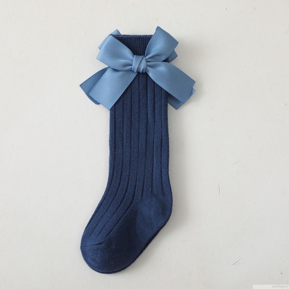 Vớ cotton cổ cao thoáng khí màu sắc kẹo ngọt cho bé gái từ 0-10 tuổi