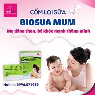 [Viện sản Hà Nội] Cốm lợi sữa biosuamum - Sữa về tràn trề sau 3-5 ngày - Tăng cường chất lượng sữa mẹ- 20 gói x 3g