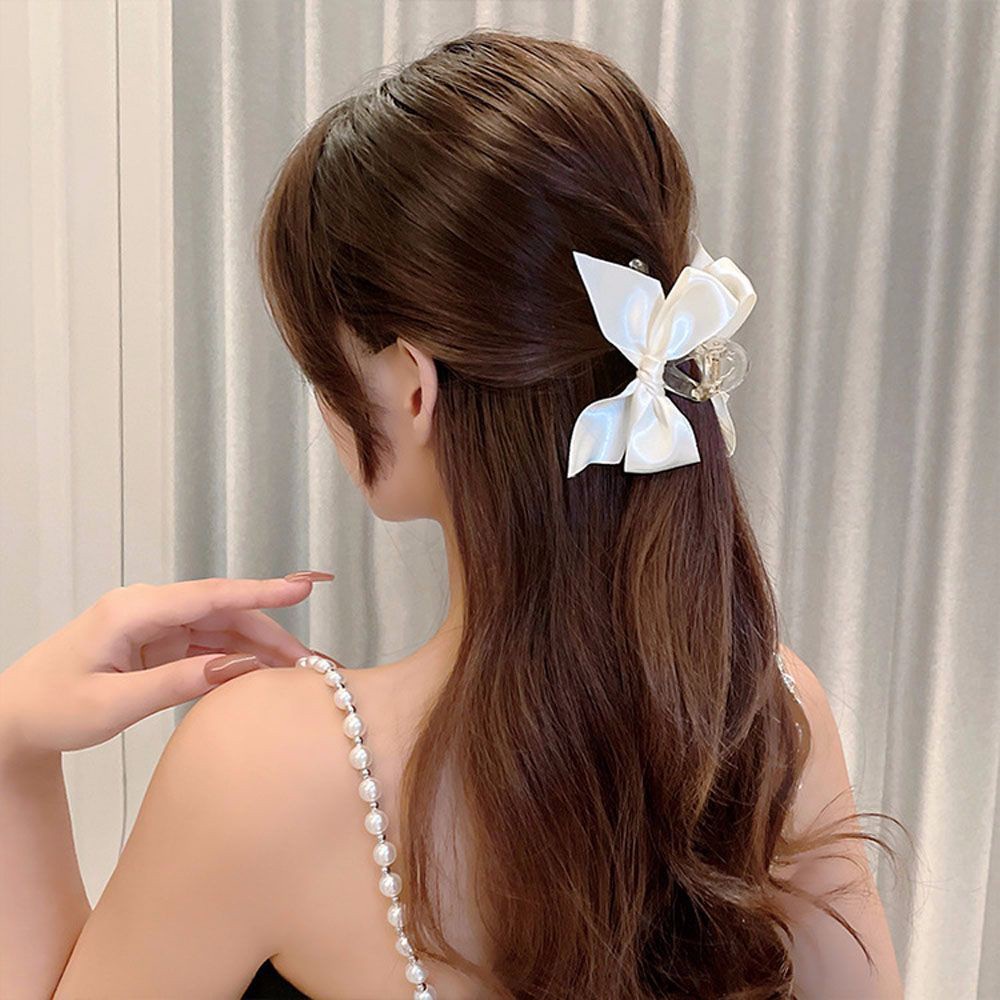 Kẹp tóc hình nơ ren thời trang Hàn Quốc cho nữ