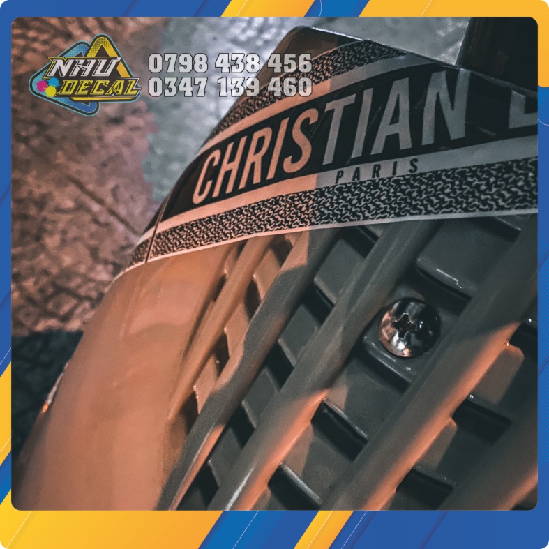 Tem rời Zip Piaggio - Christian Dior - 01