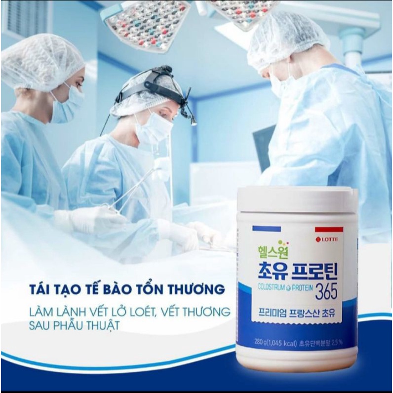 Sữa non Colostrum Protein 365 LOTTE Hàn Quốc. Dùng mọi đối tượng. Thương hiệu thuộc top 10 thế giới, HSD 2 năm