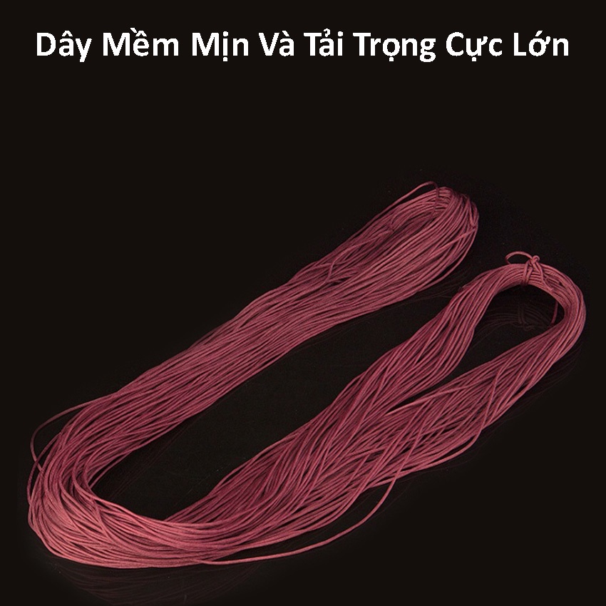 5 Mét Dây Dù Không Lõi Gia Cố Trục Câu Đài Tăng Tải Trọng Tại Các Điểm Nút Thắt Đầu Cần, Mani, Lưỡi Câu, Ngọn Cần Câu