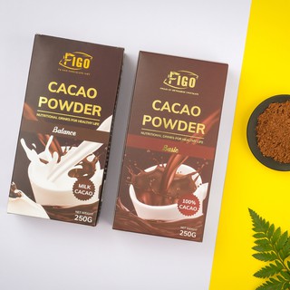 TRỌN BỘ 13 SẢN PHẨM CHOCOLATE FIGO ( 2 LOẠI BỘT CACAO VÀ 11 LOẠI CHOCOLATE )