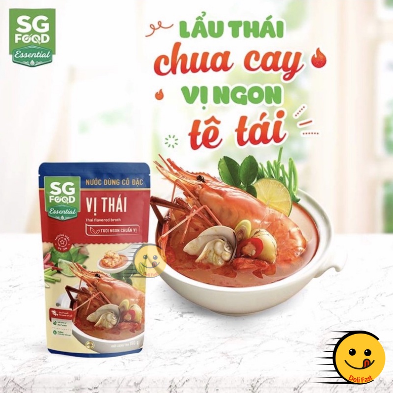 Nước Dùng/ Nước Lẩu Cô Đặc - Full Vị  SG Food