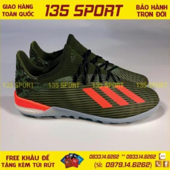 xa kho Giày Bóng Đá X19.1 Xanh Rêu vạch Cam TF(FREE Khâu Đế + Tặng Túi Rút) bán chạy ! ,, . NEW 2020 . . : ; $ . ! \ "*