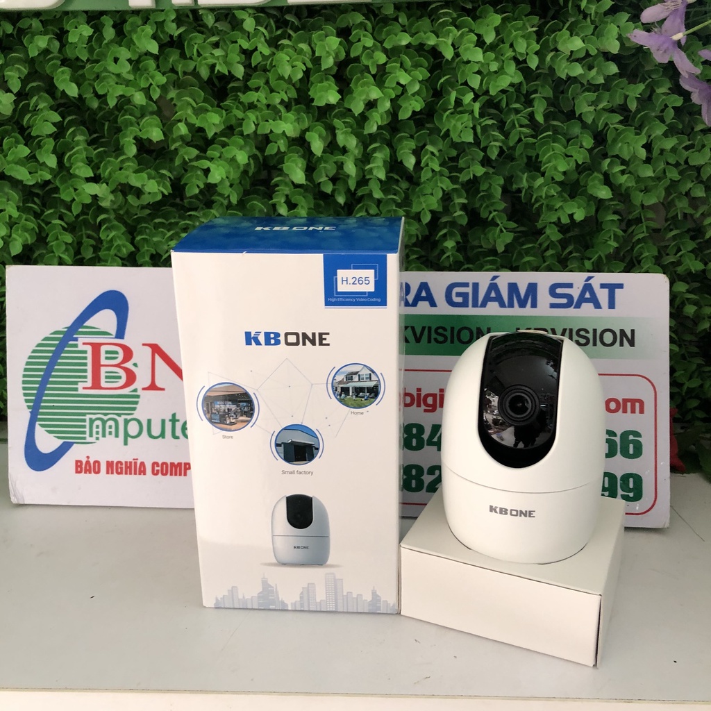 [Mã 154ELSALE2 giảm 7% đơn 300K] Camera IP Wifi 2.0MP Kbone KN-H21P phân phối chính hãng