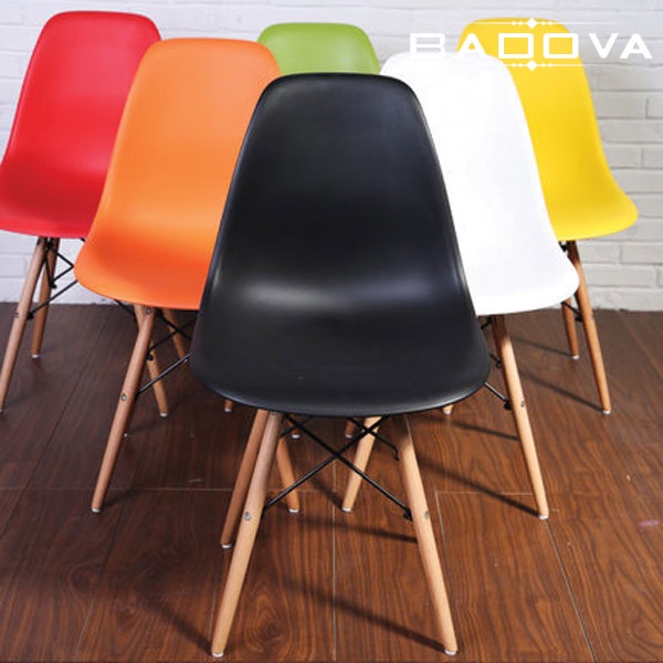 Ghế ngồi làm việc EAMES  chân gỗ sồi dành cho văn phòng, cafe, học tập, phòng khách giá rẻ mà chất lượng cao