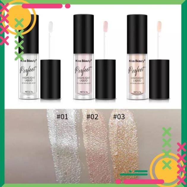 Cây nhũ mắt nhũ má Kiss Beauty Perfect Moisture And Shine Sena Beauty