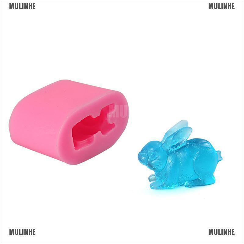 Khuôn silicone Làm Bánh &amp; Xà Phòng Hình Thỏ Phục Sinh