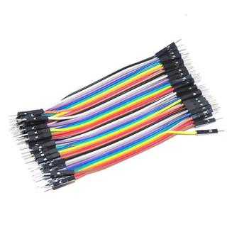 Tệp 40 Sợi Dây Nối 2.54-10cm Loại Đực-Đực