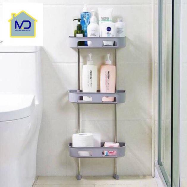 Kệ nhà tắm đa năng áp tường 3 tầng