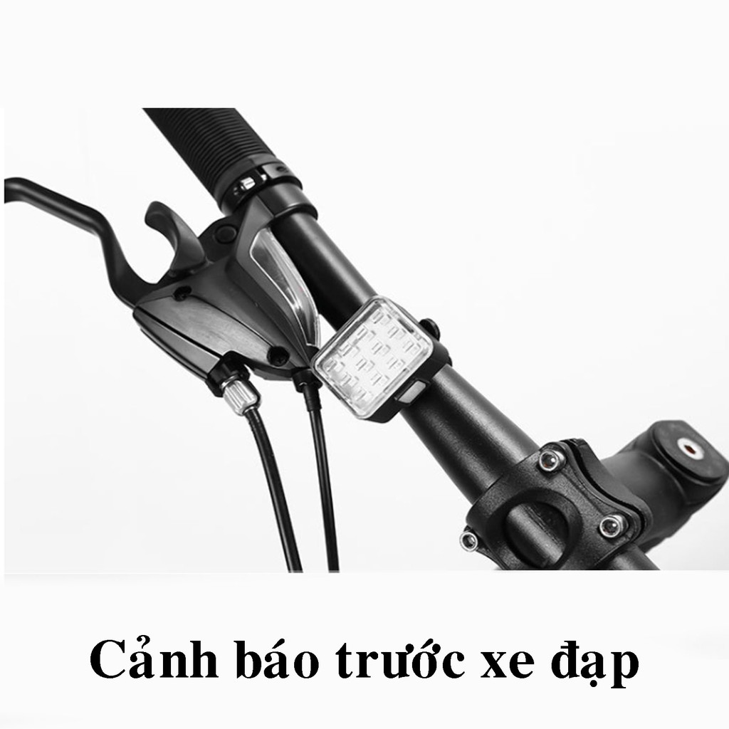 Đèn hậu xe đạp nhiều led đèn sau xe đạp cảnh báo đi đêm D07