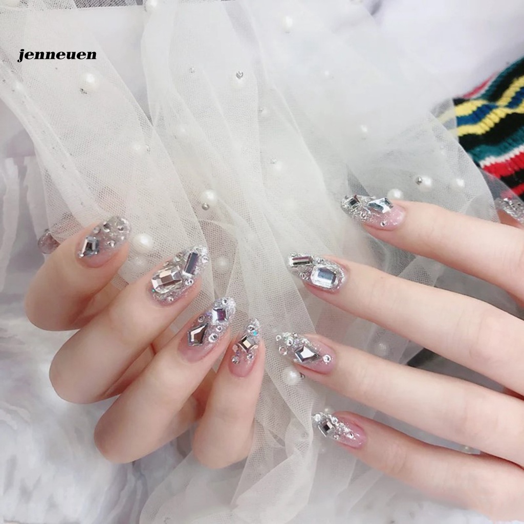 [Hàng mới về] Túi 50 hạt đính trang trí móng tay 3d lấp lánh