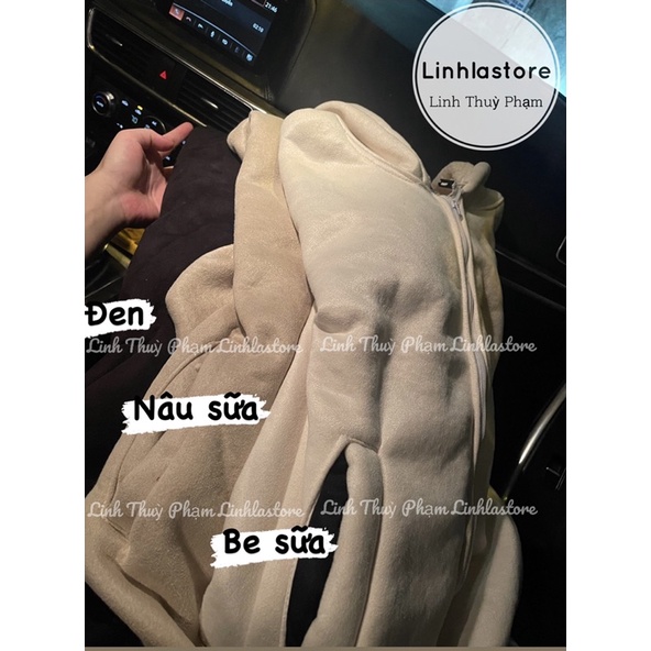 ÁO KHOÁC NHUNG LÌ LÓT BÔNG DÀY GẦN 1KG ULZZANG ( kèm ảnh thật + vìeo shop quay )