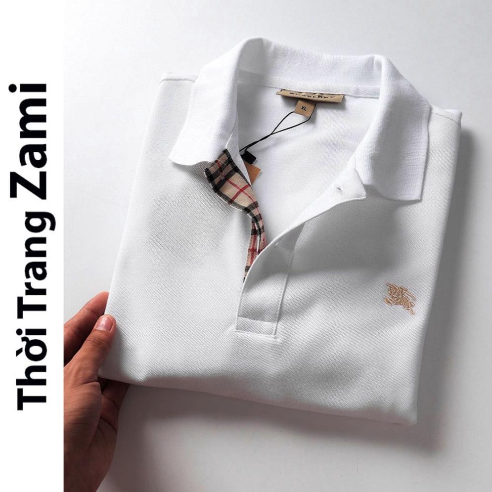Áo Thun Polo Ngắn Tay Cổ Trụ Burberry Ngựa- Lacoste Cá Sấu Thời Trang Lịch Sự Mặc Được Cả Nam và Nữ ZT13 ZAMI New