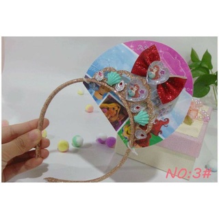 Set 2 món cài tóc và kẹp tóc công chúa nàng tiên cá trẻ em