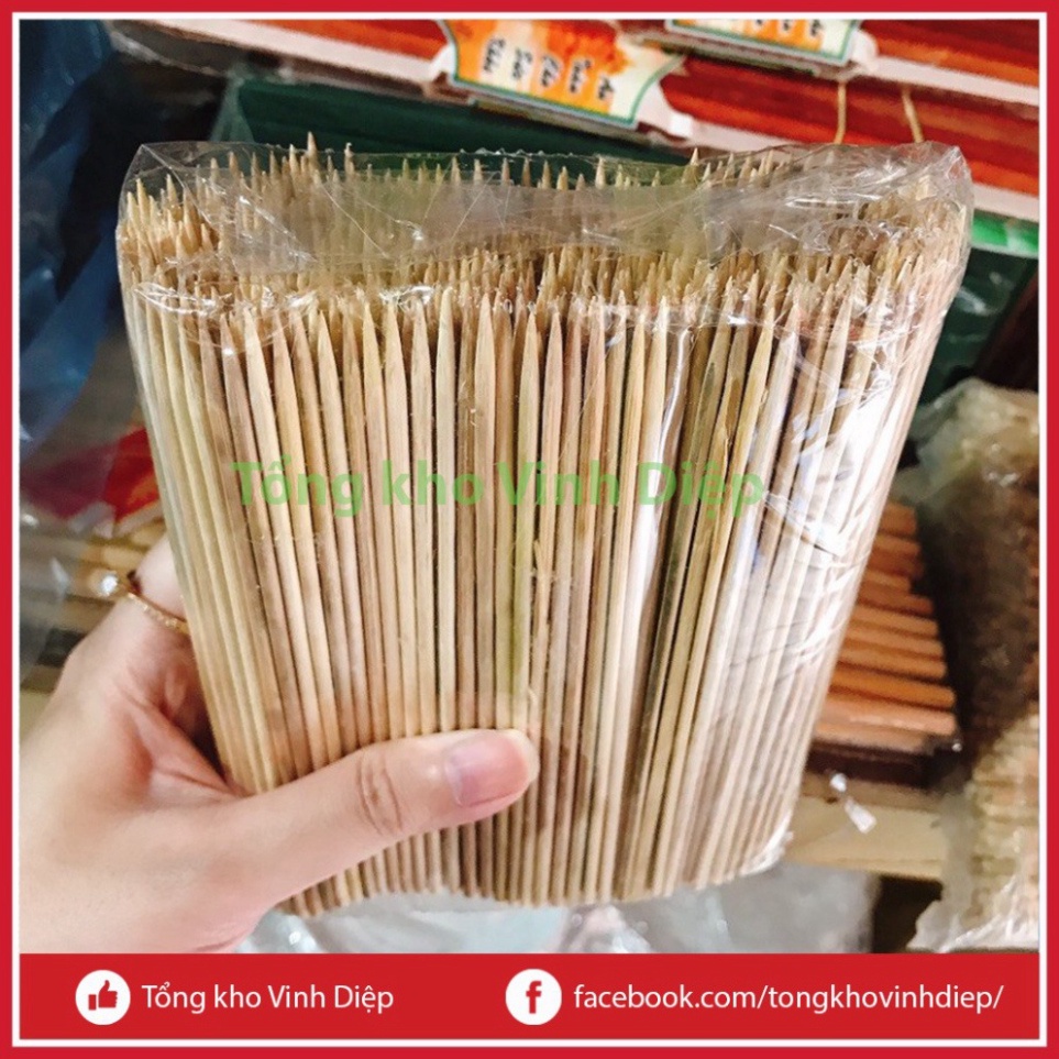 RẺ VÔ ĐỊCH 0.5kg tăm xiên que xiên thịt nướng, xúc xích, xiên viên đầu nhọn làm cành hoa sáp, hoa lụa, hoa giấy- phụ kiệ