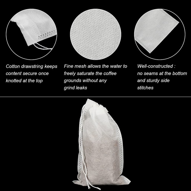 Set 100 Túi Lưới Lọc Cà Phê Dùng Một Lần Tiện Dụng