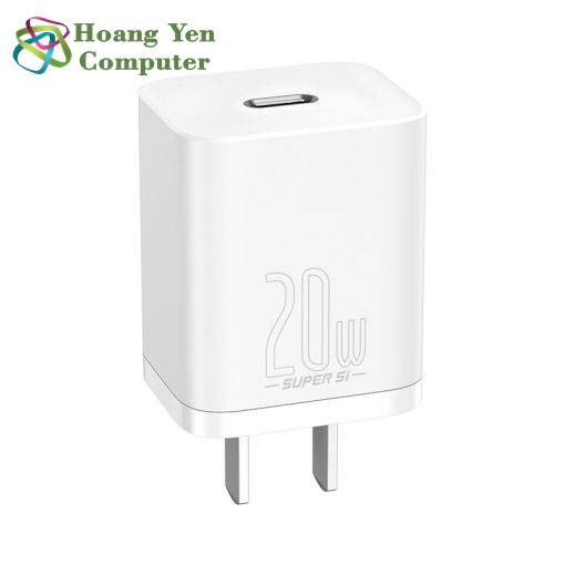 Cốc Sạc Nhanh 20W Type C BASEUS Super Si (Sạc Nhanh PD 20W, QC3.0 18W) - BH Chính Hãng 12 Tháng