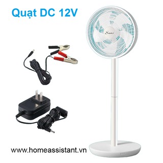 Quạt cây chạy điện dc 12v sf01