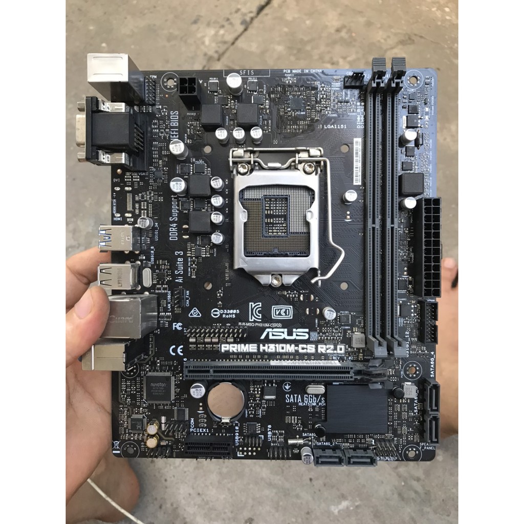 bo mạch chủ máy tính Asus giga msi asrock biostar H310 2 4 khe ram ddr4 socket 1151 v1 mainboard Main PC all,cpu e5300