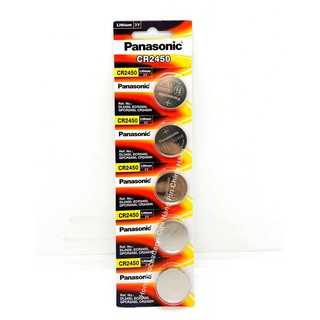 Pin CR2450 Panasonic Vỉ 5 Viên - Hàng Chính Hãng