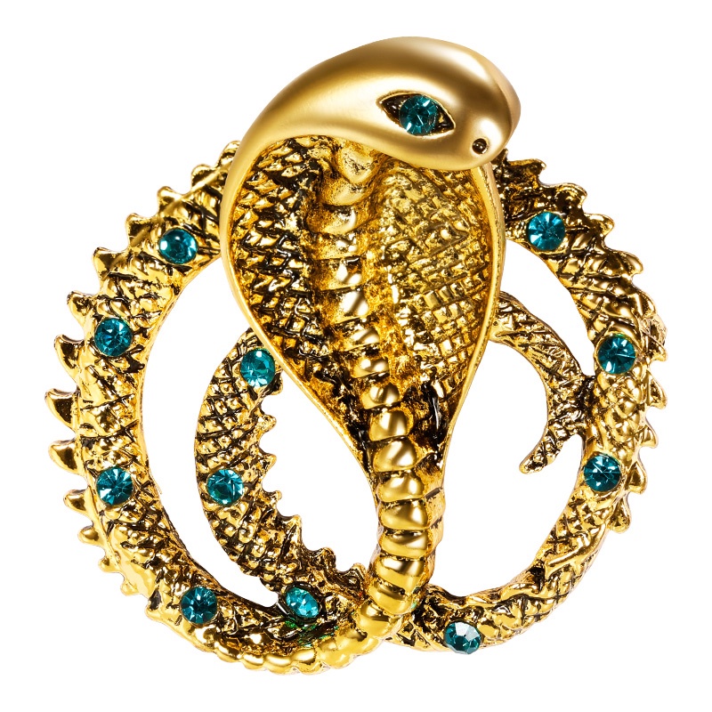 Ghim Cài Áo Hình Con Rắn Phong Cách Retro Cá Tính