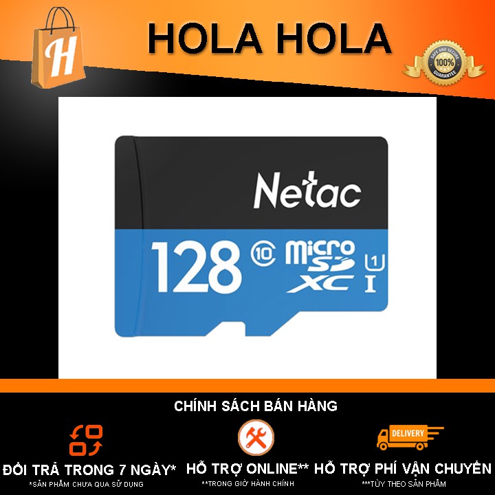 Thẻ nhớ Netac 128Gb Class 10 chuyên camera