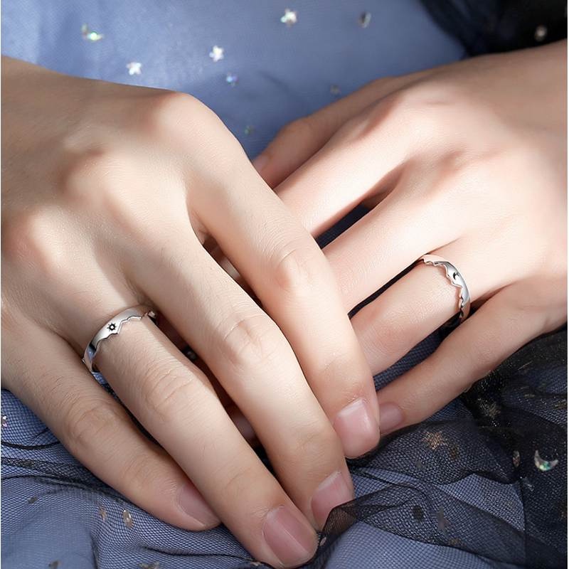 1 Nhẫn Đeo Tay Có Thể Điều Chỉnh Kích Thước Dành Cho Cặp Đôi