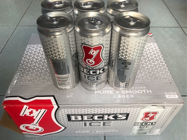 Combo bia 06- Beck’s ICE hộp 6 lon 330ml