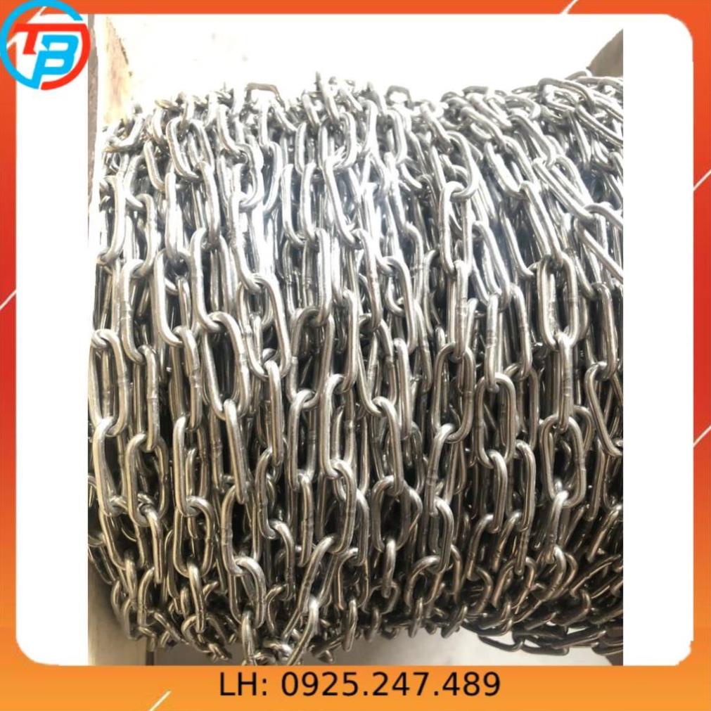 Dây xích INOX 304 Phi [ 8mm ] CÁP THÉP Thái Bình VinàN