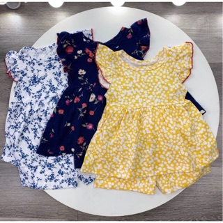 Bộ borip bánh bèo cho bé gái