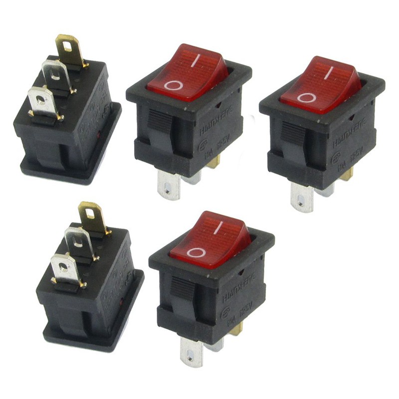 Set 5 Công Tắc Bật / Tắt 2 Vị Trí 3 Pin