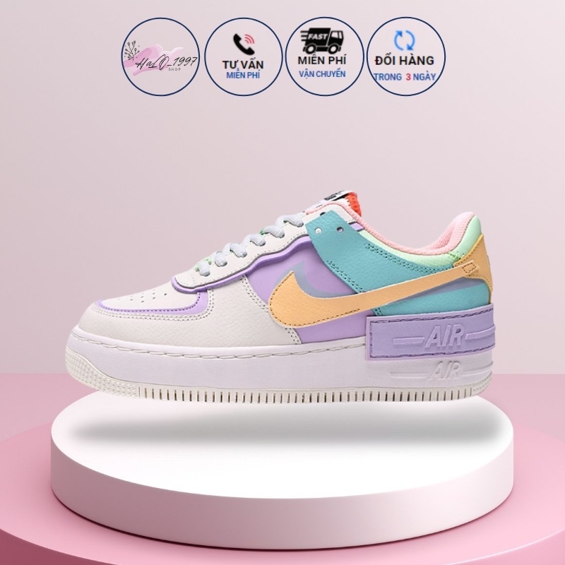 Giày sneaker Nữ HOT 2021😍 Giày Thể thao AF 1 Bảy Màu Cá Tính Tăng chiều cao 💖R.EP😍 Trung Fullbox