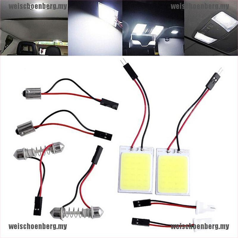 Đèn LED 24COB sáng trắng chất lượng dành cho xe hơi