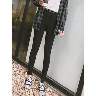 Quần Legging đen trơn thon chân EAL