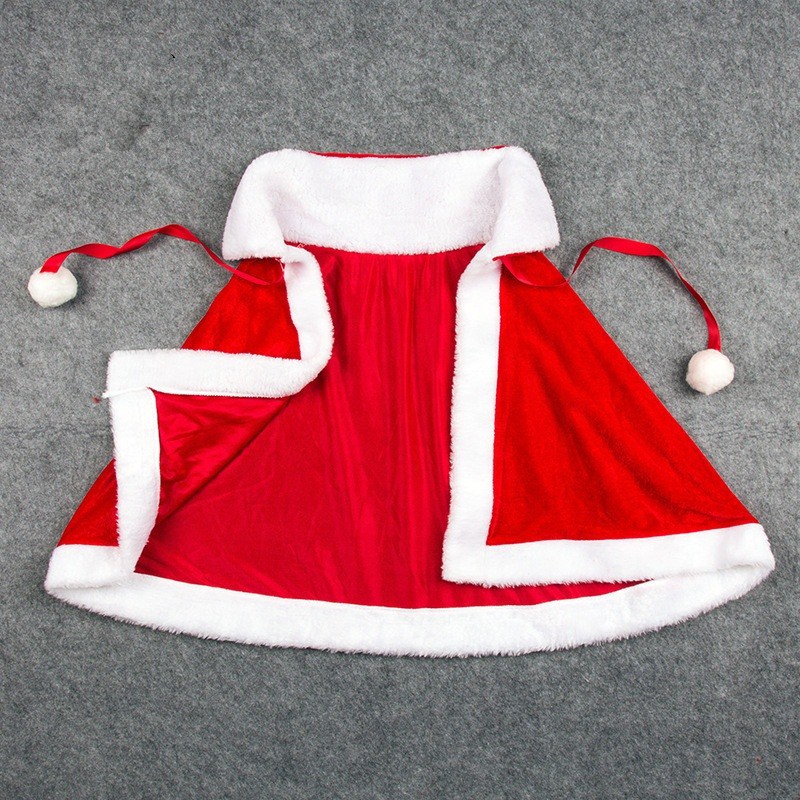 Áo Choàng Noel Vải Nhung