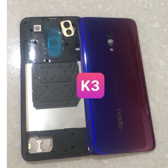 vỏ bộ oppo k3 -sườn,lưng.kính cam.phím