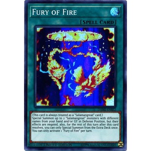 Thẻ bài Yugioh - TCG - Fury of Fire / DANE-ENSE2'