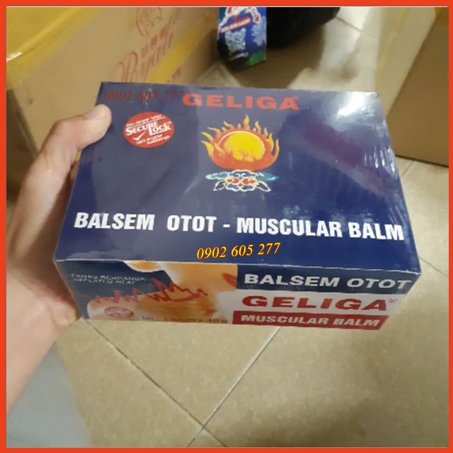 [Combo] 12 Chai dầu xoa bóp cù là lửa Geliga Muscular Balm