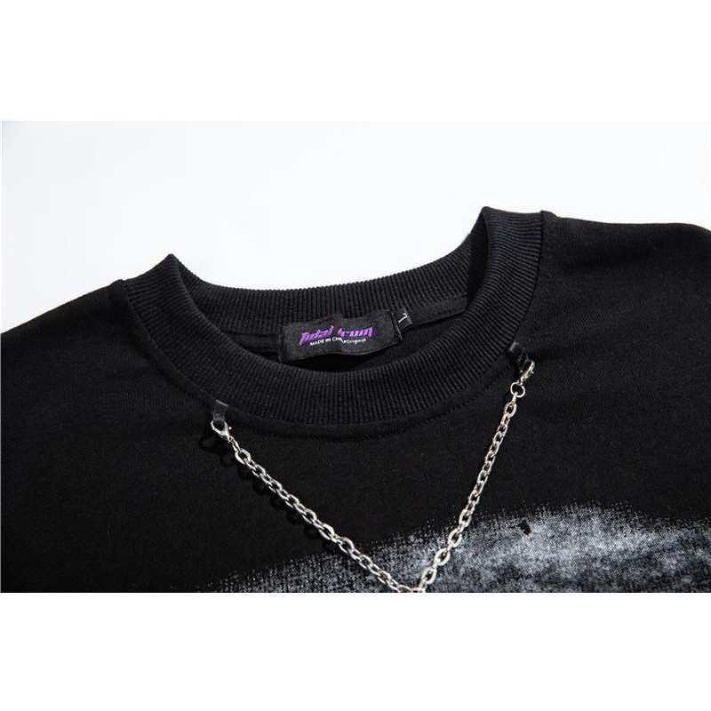 Áo Thun Tay Ngắn Nhuộm Màu Phong Cách Hip Hop Thời Trang Cho Nam Và Nữ