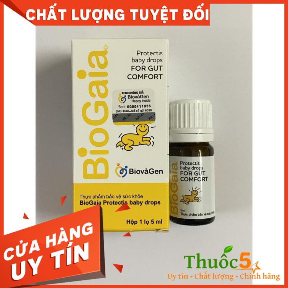 BioGaia Protectis baby drops hỗ trợ táo bón, lợi tiêu hóa cho trẻ