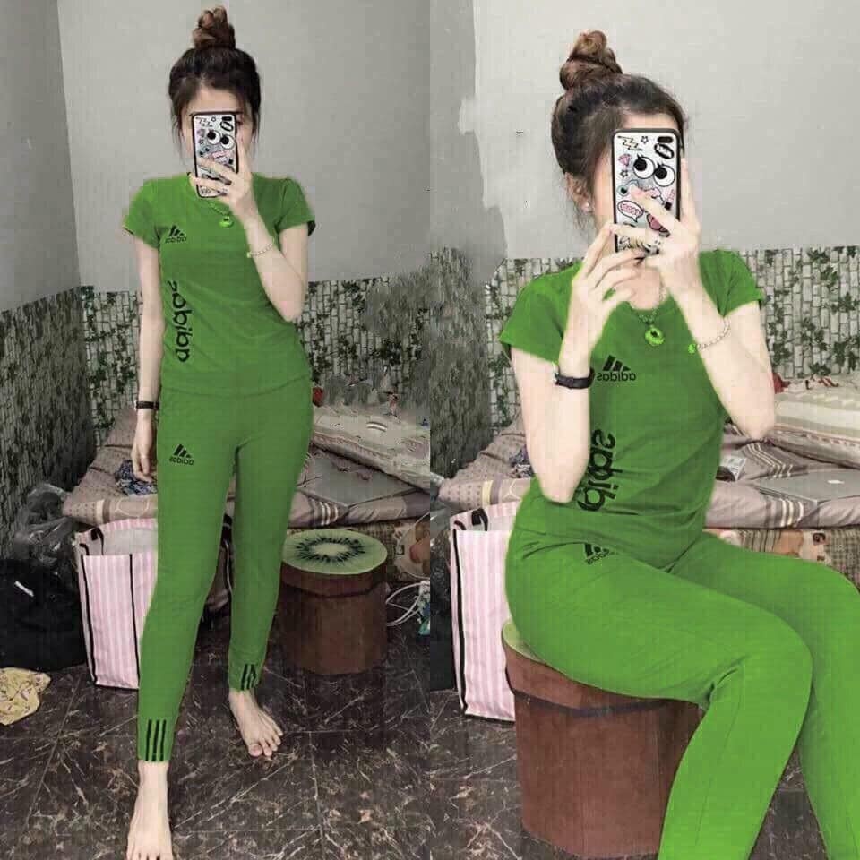 Set Bộ Cotton Quần Dài Phối Chữ Thuê Cực Xinh - Hàng Y HÌnh